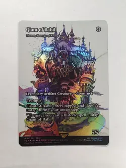 Giant of Babil - Traxos, Scourge of Kroog (Showcase) (Foil) MTG Final Fantasy 20 - Image 1