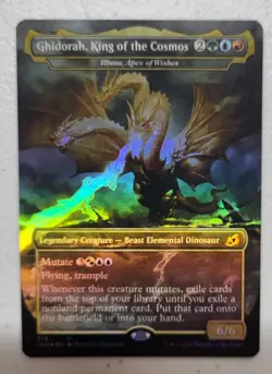 Ghidorah, King of the Cosmos - Illuna, Apex of Wishes - Foil NM, English MTG Iko - Image 1