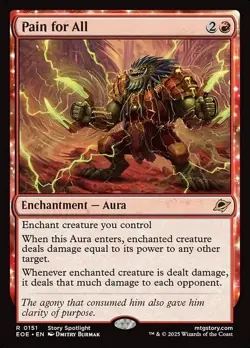 Pain for All - MtG Edge of Eternities - NM - PRESALE - Image 1