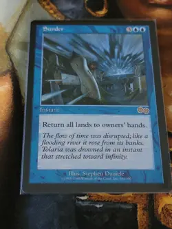 SUNDER mtg EX/NM Urza's Saga 1 Rare - Image 1