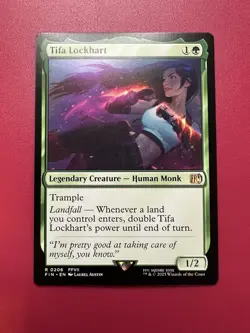 *** Tifa Lockhart *** Final Fantasy NM MTG English - Image 1