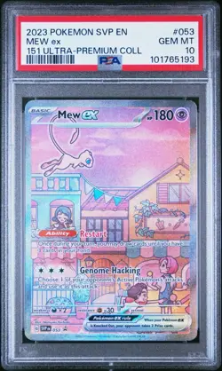 PSA 10 - 2023 Pokemon Mew #53 151 Ultra Premium Collection Black Star Promo - Image 1