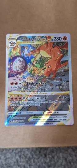 Charizard VSTAR SWSH262 NM/M â€“ 2022 Black Star Promo Holo PokÃ©mon Card TCG - Image 1
