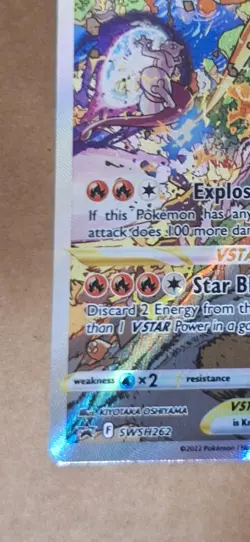 Charizard VSTAR SWSH262 NM/M â€“ 2022 Black Star Promo Holo PokÃ©mon Card TCG - Image 4