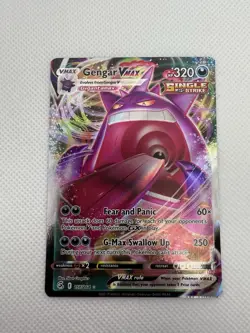 Gengar Vmax 157/264 Fusion Strike Ultra Rare Pokemon Card - Image 1