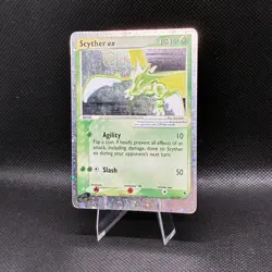 Scyther ex 102/109 Ruby and Sapphire Holo Rare (Has Small Crease) Vintage Card - Image 6