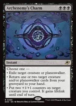 Archenemy's Charm - MtG Edge of Eternities - NM - PRESALE - Image 1