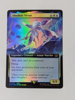 MTG Absolute Virtue (Extended Art) Final Fantasy FOIL  - Image 1