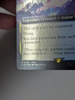 MTG Absolute Virtue (Extended Art) Final Fantasy FOIL  - Image 4