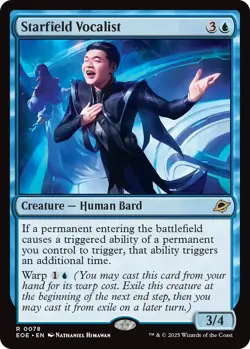 Starfield Vocalist - MtG Edge of Eternities - NM - PRESALE - Image 1