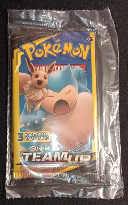 1 Double Pack Pokemon SM Team Up 3-card 2 Mini Booster Packs New Pikachu Zekrom - Image 4