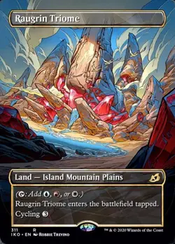 MTG English Showcase Raugrin Triome NM Foil Ikoria: Lair of Behemoths - Image 2