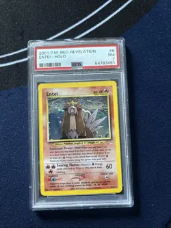 2001 P.M. Neo Revelation Entie-Holo Trading Card #6 PSA NM-MT 7 - Image 1