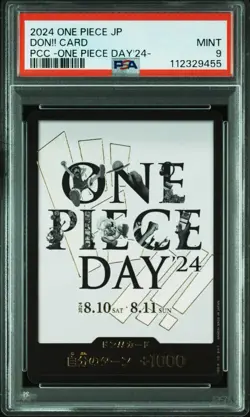 PSA 10&9 2024 One Piece Monkey D Luffy One Piece Day'24 #109  Don!! card SEQ set - Image 5