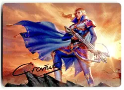 Edgar, Master Machinist Art Card (Gold-Stamped Signature) MTG Final Fantasy (EN) - Image 1