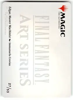 Edgar, Master Machinist Art Card (Gold-Stamped Signature) MTG Final Fantasy (EN) - Image 2