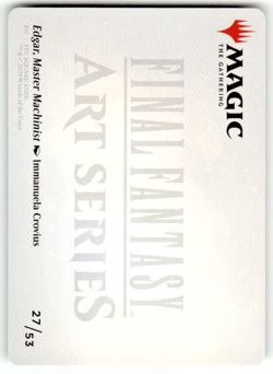 Edgar, Master Machinist Art Card (Gold-Stamped Signature) MTG Final Fantasy (EN) - Image 4