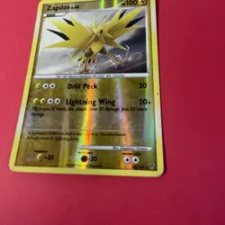 Zapdos 48/147 Platinum Supreme Victors Pokémon 2009 Card Reverse Holo Rare MP - Image 3