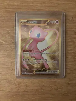 Pokemon Mew EX TCG Scarlet & Violet 151 Card 205/165 Gold - Image 1