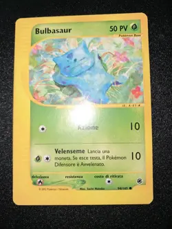 Pokemon Card Bulbasaur Expedition 94/165 Ita - Image 3