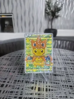 Pikachu Mega Charizard Y Poncho CUSTOM MADE Pokemon Japanese Card 207 XY-P - Image 2