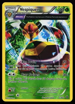 Vespiquen 11/98 Rare Ancient Origins Reverse Holo Pokémon Card - Image 1
