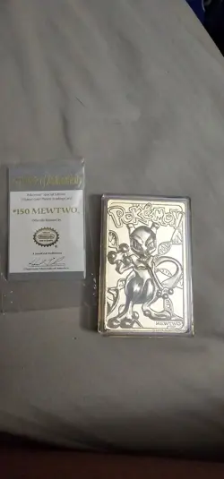 Pokemon 23K gold plated trading cards 1999 Burger King promotion full set - Image 12