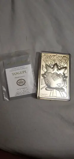 Pokemon 23K gold plated trading cards 1999 Burger King promotion full set - Image 13
