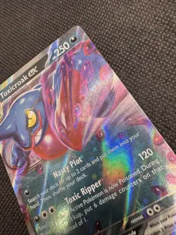 Toxicroak ex 131/198 - Ultra Rare Holo - Scarlet & Violet Pokemon Card ERROR - Image 8
