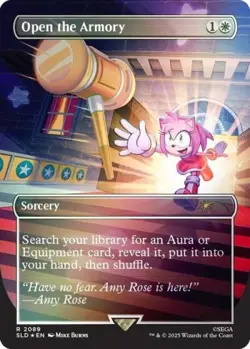 Open the Armory (2089) (Rainbow Foil) -Foil Near Mint MTG Secret Lair - Image 1