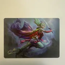 Terra, Herald of Hope Art Card (Gold-Stamped Signature) - Image 1