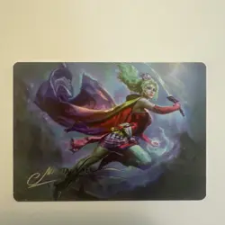 Terra, Herald of Hope Art Card (Gold-Stamped Signature) - Image 3