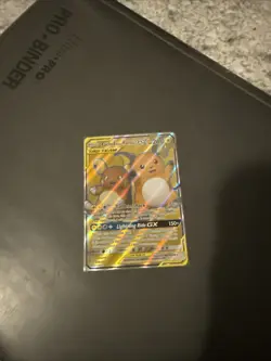 Pokémon TCG Raichu Alolan Tag Team GX Full Art Holo Card 220/236 - Image 5