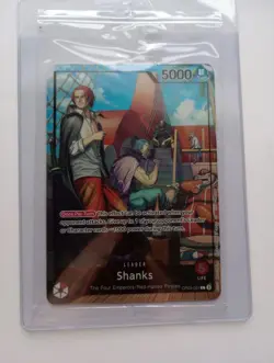1x One Piece Shanks PSA Promo Card Exclusive OP09-001 Sealed - Image 1