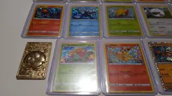 Pokemon Card Lot of 18 Promo Cards plus Golden Jigglypuff and Latios Pin - Image 5