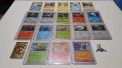 Pokemon Card Lot of 18 Promo Cards plus Golden Jigglypuff and Latios Pin - Image 7