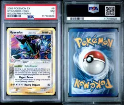 2006 Pokemon EX HOLON PHANTOMS #8 GYARADOS-HOLO PSA 7 - Image 3