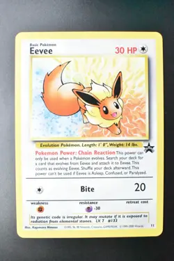 Eevee 11 JR Stamp Rally Promo 2000 Pokemon Card - Image 2