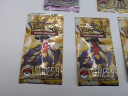 Pokemon Diamond/Pearl Stormfront & POP Series 9 EMPTY Booster Packs x5 NO CARDS! - Image 3