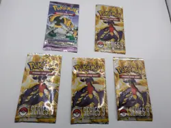 Pokemon Diamond/Pearl Stormfront & POP Series 9 EMPTY Booster Packs x5 NO CARDS! - Image 8