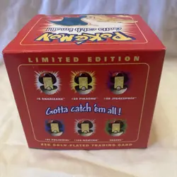 1998 NINTENDO  CHARIZARD LIMITED EDITION 23K GOLD PLATED TRADING CARD New Sealed - Image 4