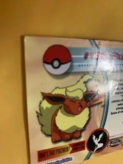Topps Chrome #136 Flareon Pokemon Card Chrome Series 2 2000 - Image 10
