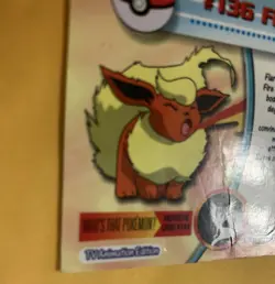 Topps Chrome #136 Flareon Pokemon Card Chrome Series 2 2000 - Image 11