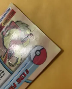 Topps Chrome #136 Flareon Pokemon Card Chrome Series 2 2000 - Image 6