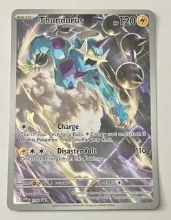 Thundurus SVP 209 Pokemon Black Bolt ETB Promo Card - Image 1