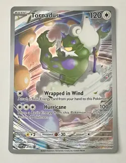 Tornadus 210 Sv: Scarlet & Violet White Flare Promo Card Holo - Image 1