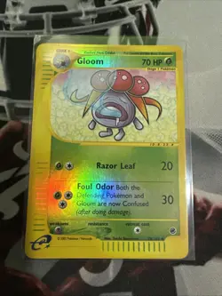 Gloom Near Mint Reverse Holo Foil 78/165 Expedition Pokemon - Image 2