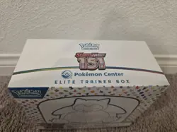 151 Pokemon Center ETB Elite Trainer Box Scarlet & Violet Pokemon TCG Sealed - Image 2