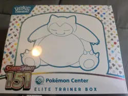 151 Pokemon Center ETB Elite Trainer Box Scarlet & Violet Pokemon TCG Sealed - Image 1