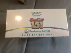 151 Pokemon Center ETB Elite Trainer Box Scarlet & Violet Pokemon TCG Sealed - Image 3
